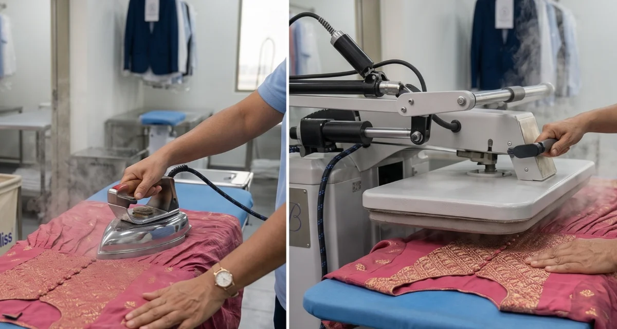 ironing vs pressing